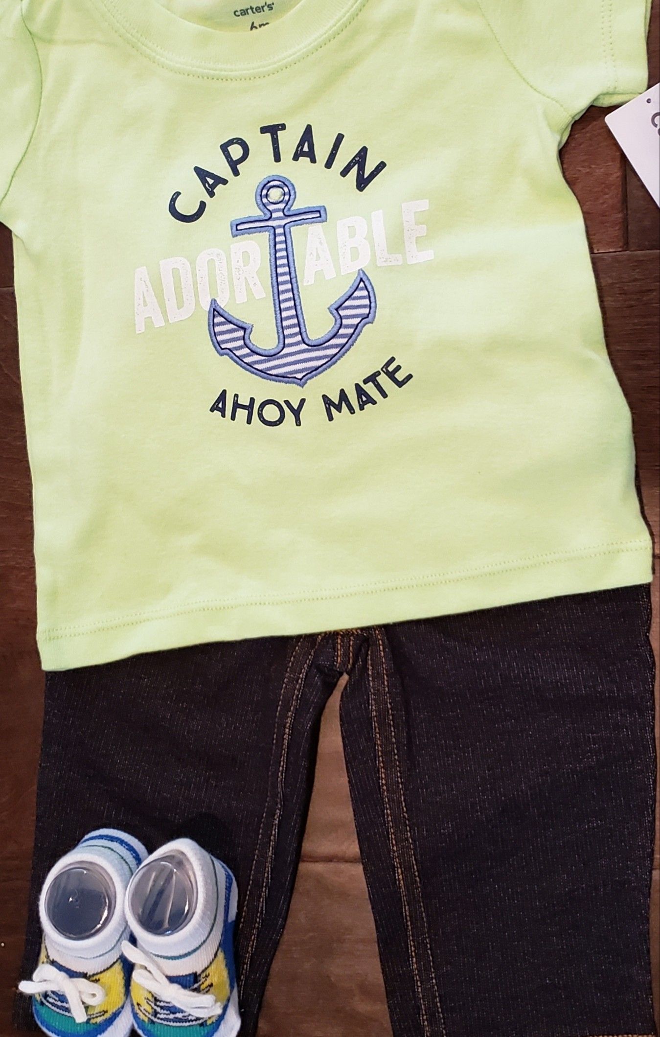 FOUR - 6 month boys outfits by Carter