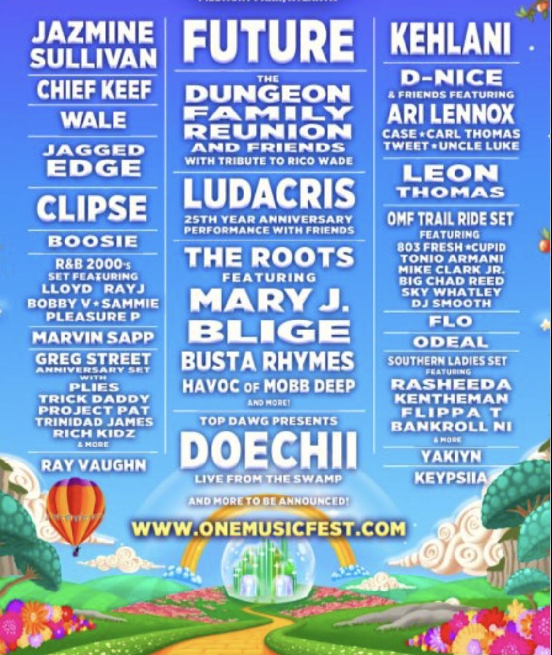 ONEmusicfest Live!!!!! Future Mary j Blige N more!!! Star Studded