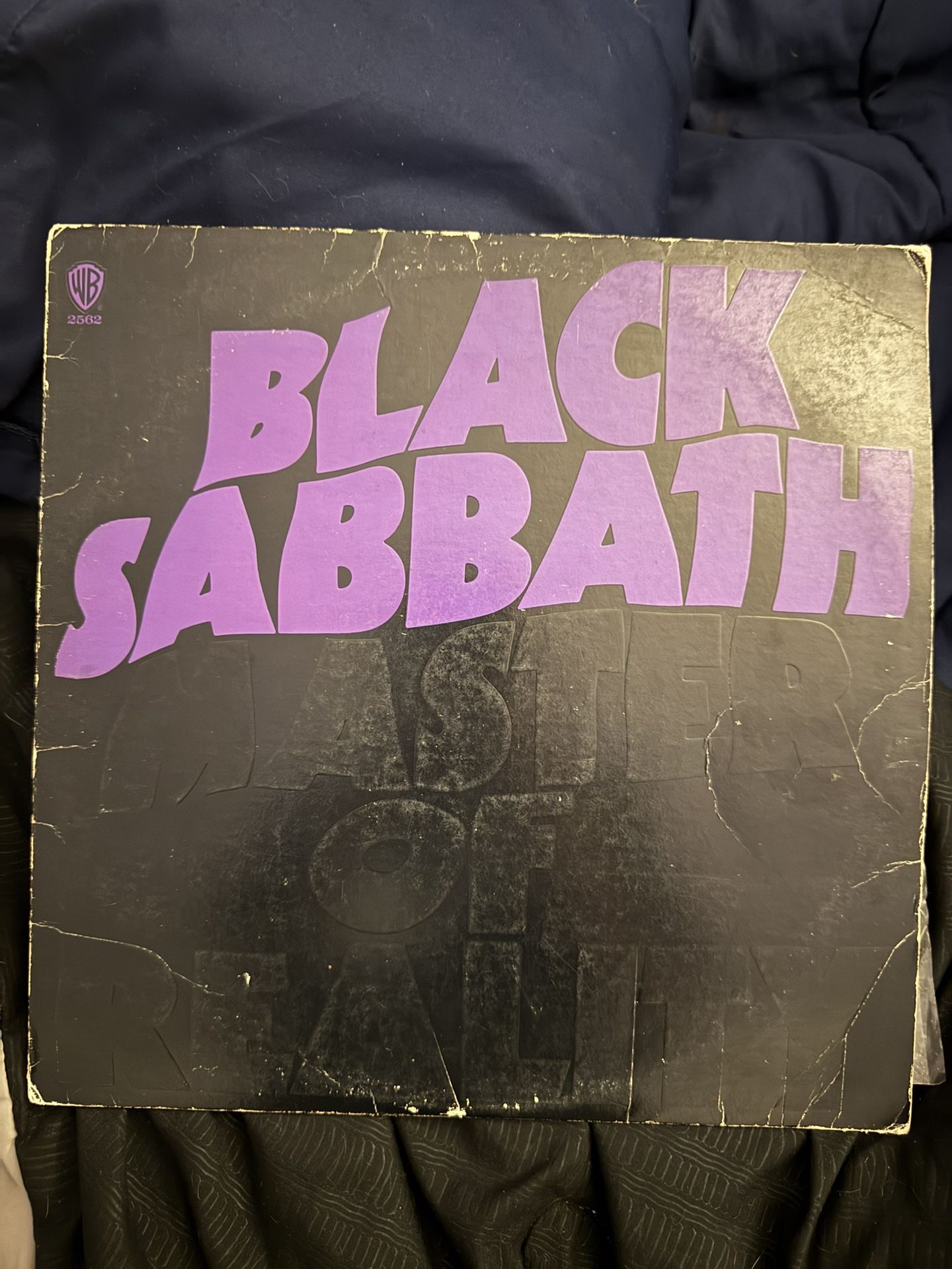 Black Sabbath Master of Reality Vintage Vinyl Record 1971 Pressing, Warner Bros. BS2562