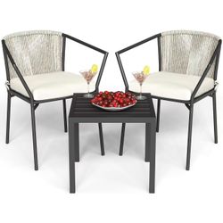 3-Piece Outdoor Bistro Set
