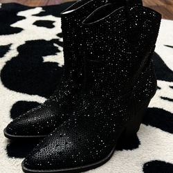 Rhinestone Ankle Boots/ botines Para Mujer
