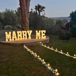 4’ Marry Me Letters 