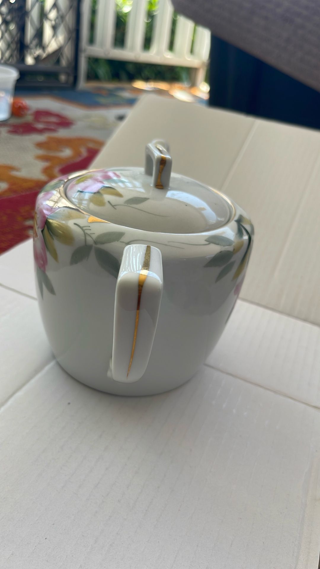 Noritake M Japan Vintage 19322 AZALEA 3 Cup Teapot w/ Lid