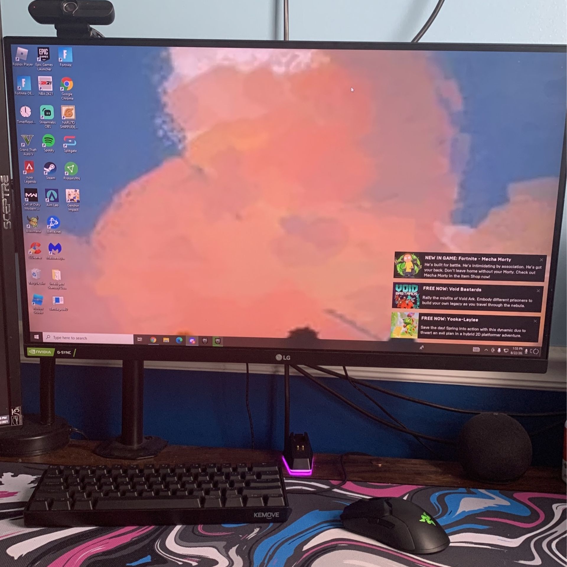 240hz Gaming Monitor With G -sync By LG