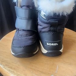 Sorel Toddler Winter Boots With the fur Size 9 