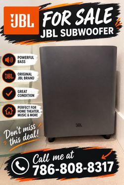 JBL Subwoofer Speaker