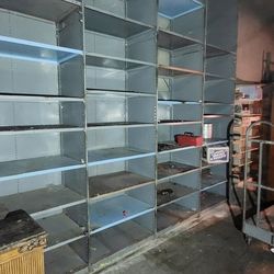 Industrial Metal Shelves 