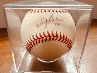 Baseball signed by Dusty Baker