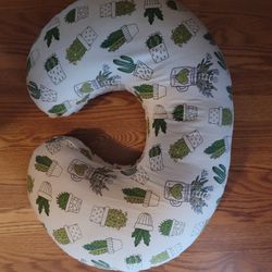 Boppy Pillow With Succulent Case