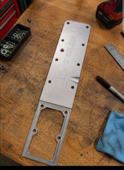 CNC-machined aluminum to replace the restrictive factory heater grid