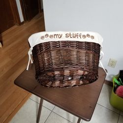 Basket For Dog Or Cat Toys