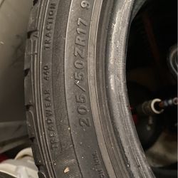 205/50ZR17 Good Tire Only 1