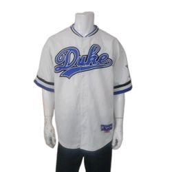 Duke Blue Devils Vintage Colosseum NCAA Signature Baseball Jersey Men's Size XL