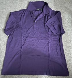Vintage PING Collection Men's Purple Cotton Golf Polo Shirt - Size M