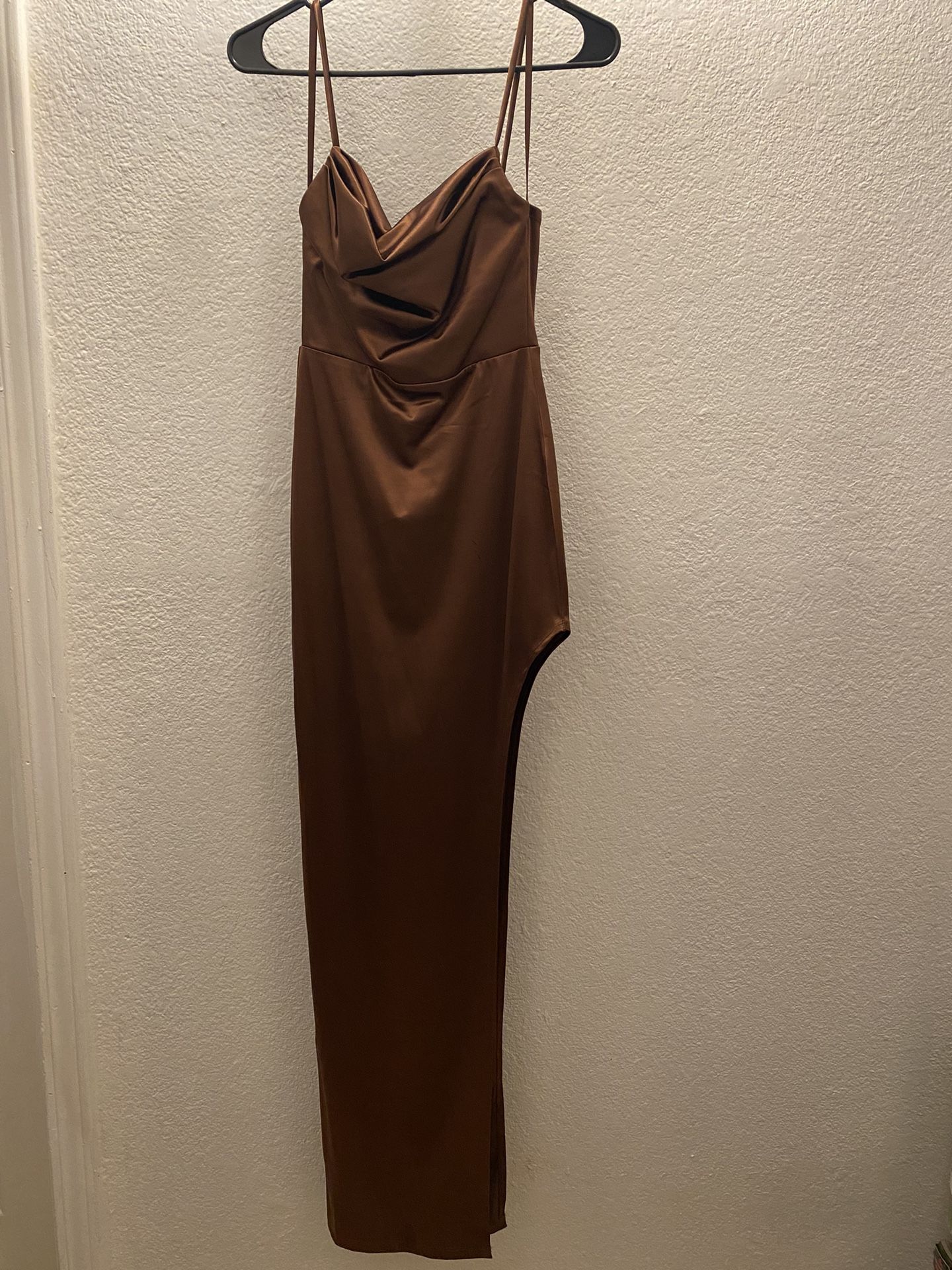 Evening Satin Party Dress Size XS
