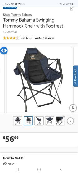 Tommy Bahama Swinging Hammock Chair with Footrest $45