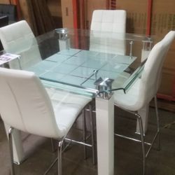 💥DINING TABLE WITH 4 CHAIRS BRAND NEW 