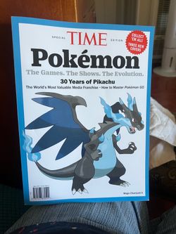 The Time Special Edition Magazine 2026 Pokemon Games Show Evolution Mega Charizard X