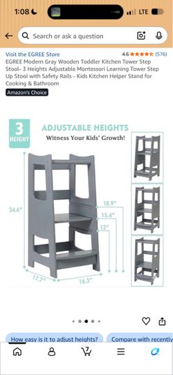 Toddler tower