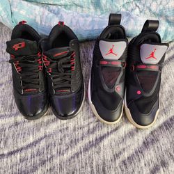 Two Pairs Size 13 Nike  Cp3 And Special.edition Jordans