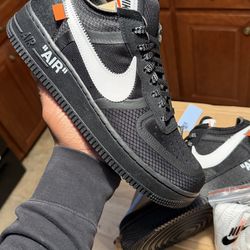 Off-White Air Force 1 low Black (10 Men)