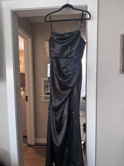 Azazie Halsey Black Formal Dress