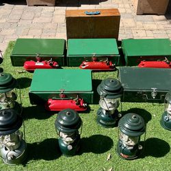Vintage Coleman Stoves And Lanterns