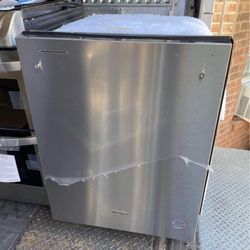 Whirlpool 24 in. Fingerprint Resistant Stainless Steel Top Control Built-In Tall Tub Dishwasher with