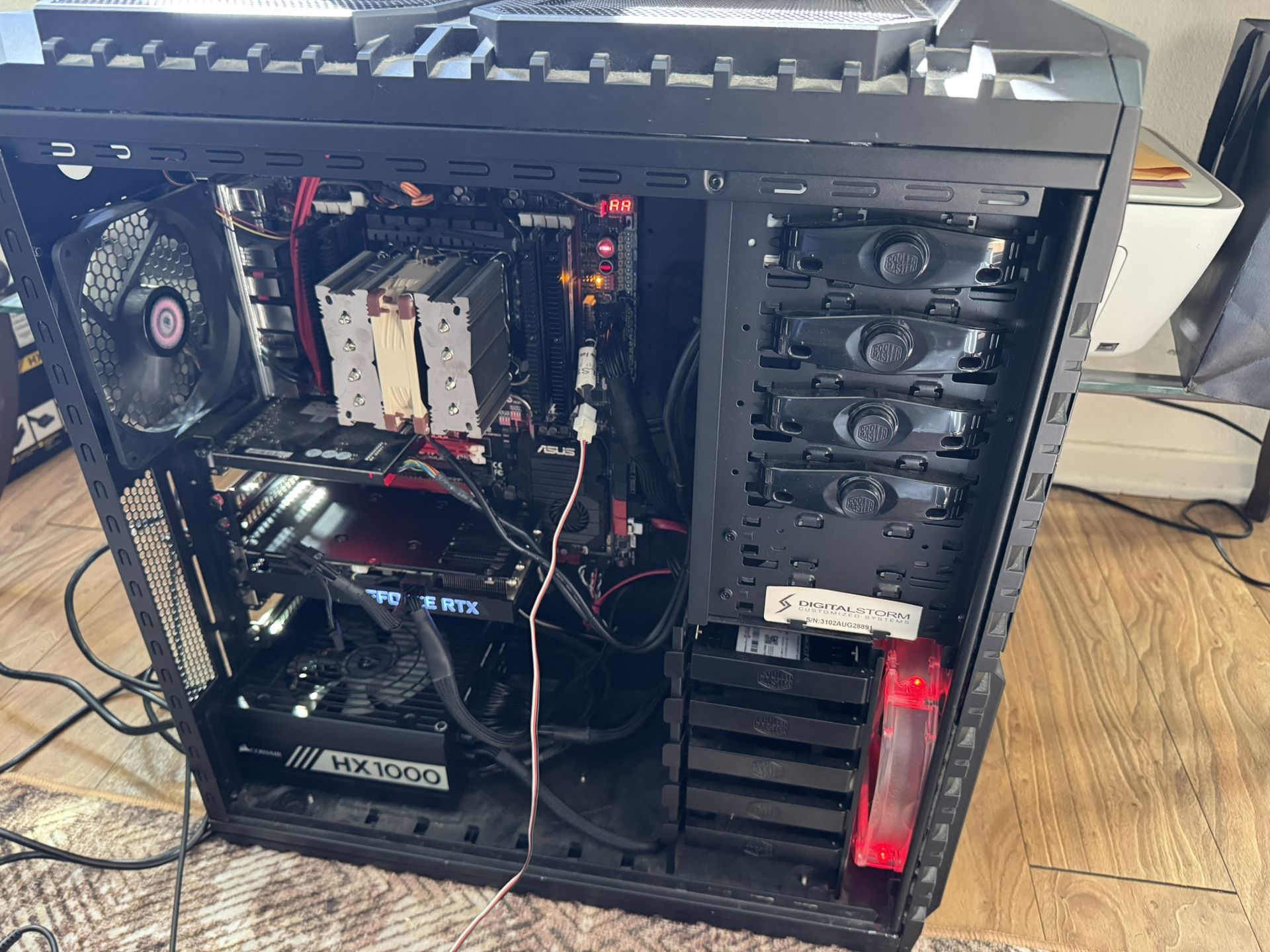 3060 TI 8GB Gaming PC - Intel i7 3970x - 32GB RAM - Corsair HX1000 PSU