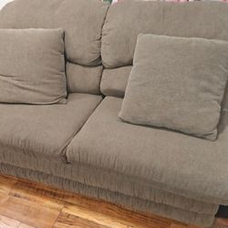 Brown Full Sleeper Convertible Pull Out Bed Couch