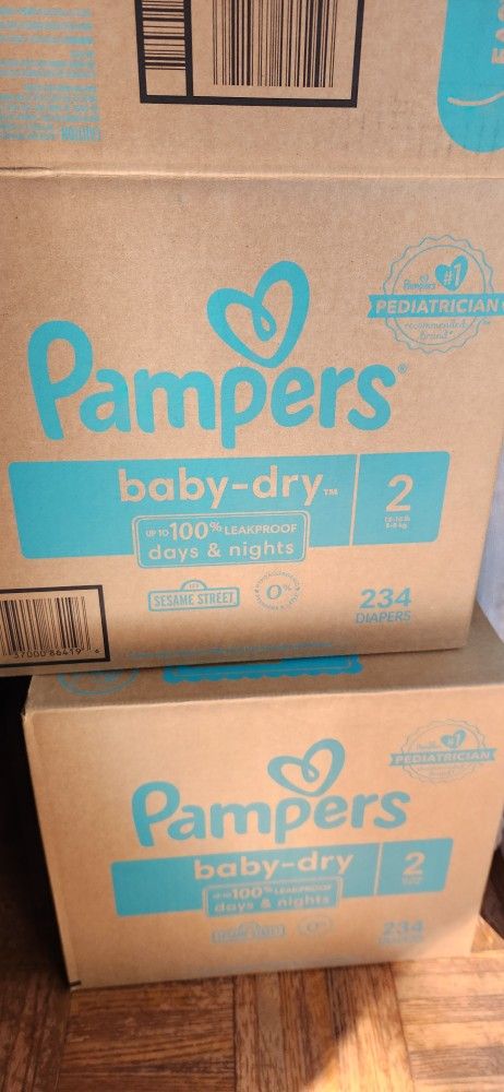 Pampers Baby Dry Diapers (New Box 234 Diapers)