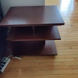 Two Side Tables With Table Top Covers