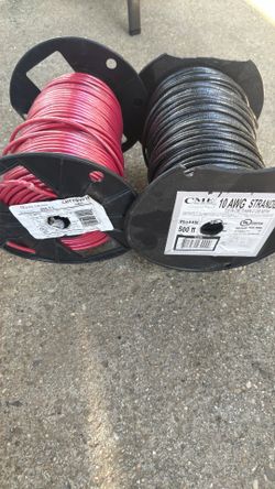 Cable de construcción de cobre trenzado aislado calibre 10 AWG, THHN/THWN-2, 600 voltios, residencial, comercial,
