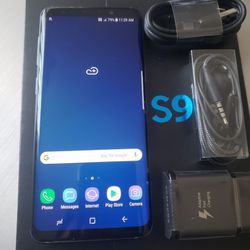 Samsung Galaxy S9 , Unlocked   for all Company Carrier ,  Excellent Condition  Like New 