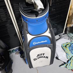Taylor Made Jeff Sluman Autograph Staff Bag