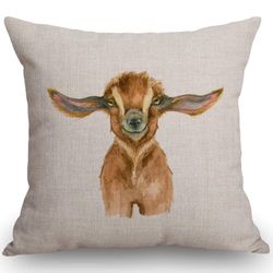 Small   Goat Pillow 
