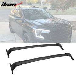 Fits 2018-2024 Equinox Terrain Roof Rack Rail Luggage Carrier Cross Bars - Aluminum