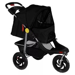 Paws & Pals Heavy Duty Pet Stroller - Black