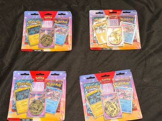 Pokémon TCG Foil Card Blister Pack Lot of 4