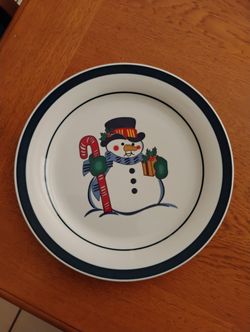 Xmas Porcelain Plate