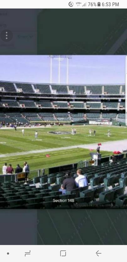 RAIDERS TICKETS