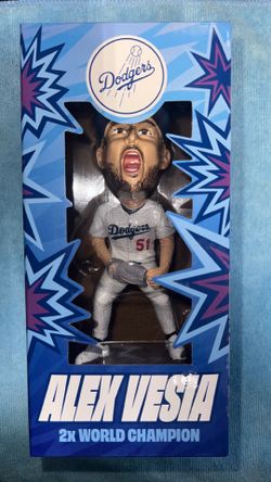 ALEX VESIA 2X WORLD CHAMPION DODGERS BOBBLEHEAD/ NEW IN BOX
