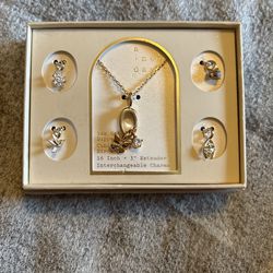 14kt Gold Arrangments Of Dipped Necklaces Charm 