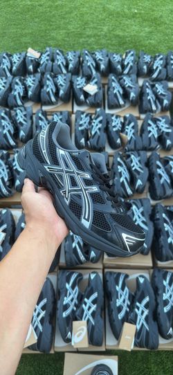 ASICS 1130 BLACK PURE SILVER SIZES 8-12