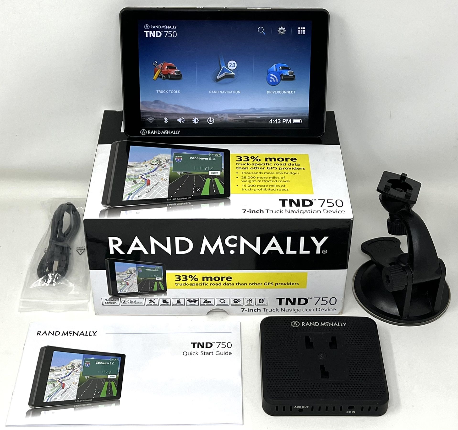 Rand McNally TND 750 7 GPS Truck Navigator for Sale in Palos Hills, IL