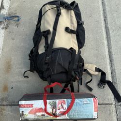 Hiking Backpack And Camping Tent For 2 