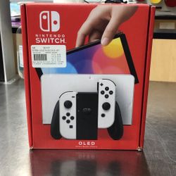 Nintendo OLED Switch With Charger, Dock, And Remotes. Layaway Available!