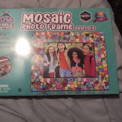 Mosaic Photo Frame Craft Kit – New – DIY Picture Frame Gift Set
