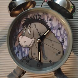 Vintage Disney Eeyore Alarm Clock