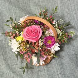 40$ Pink Rose Basket 🌸 Ready Today!